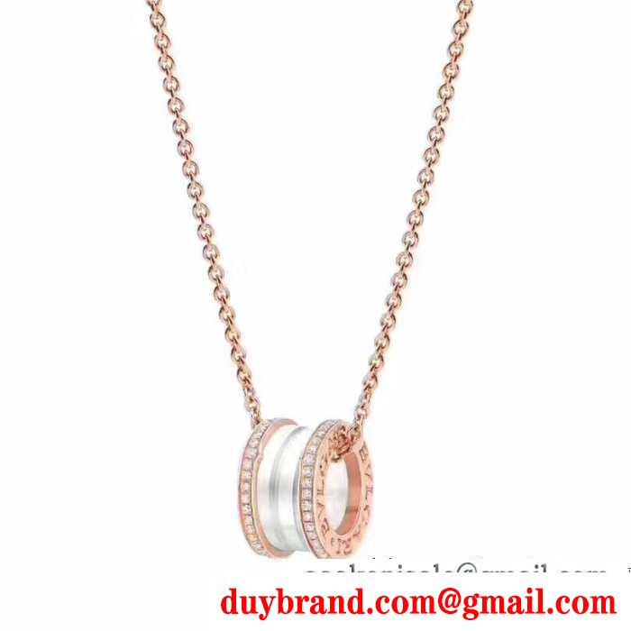夏の定番スタイルをアップ 2019夏絶対見逃せない人気 ブルガリ bvlgari ネックレス 2色可選
