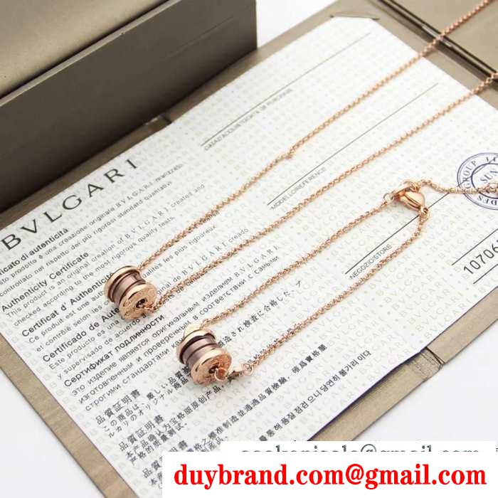 2019春夏の流行ファッション この夏最高に人気ブランド ブルガリ bvlgari ネックレス