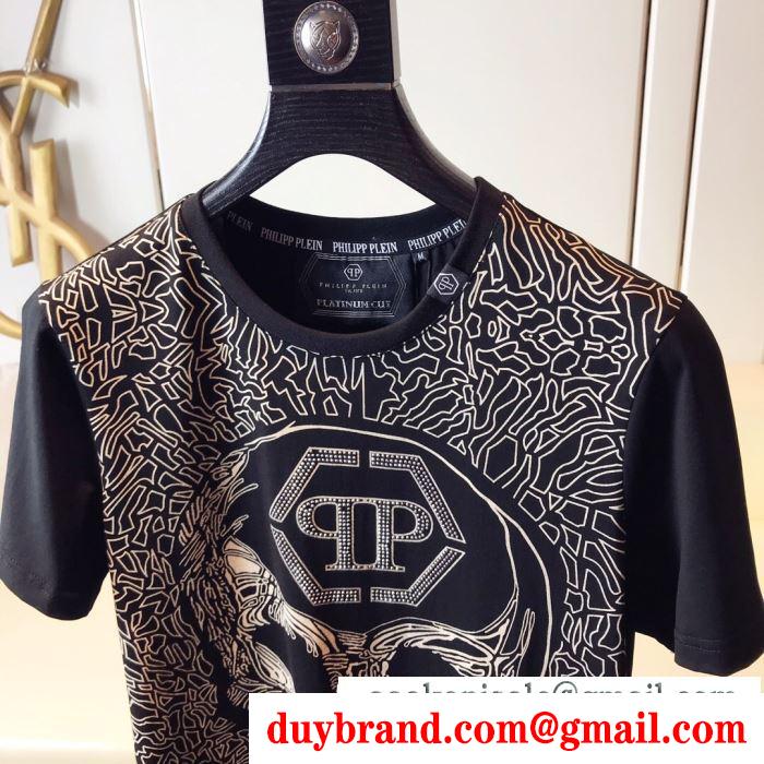 2019春夏は人気定番 tシャツ/半袖 2色可選フィリッププレイン即発送ok philipp plein