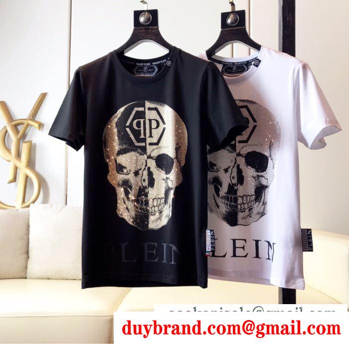 主張性もカジュアルさ tシャツ/半袖 philipp plein 2色可選フィリッププレイン今流行りの最新コレクション