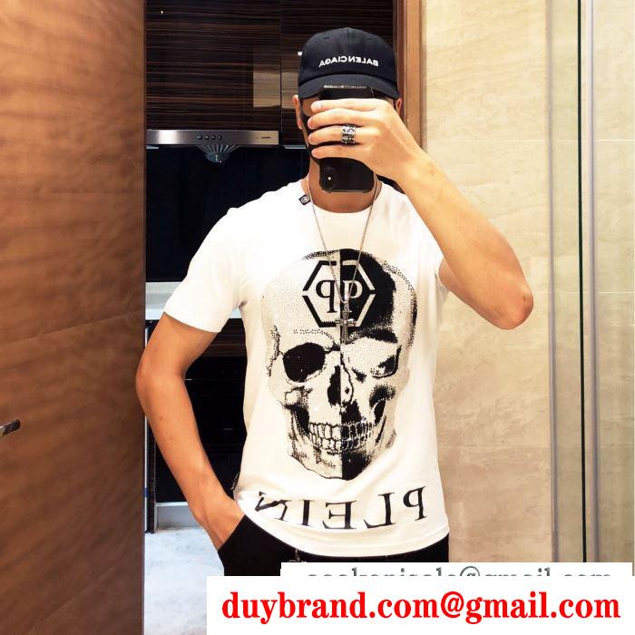 主張性もカジュアルさ tシャツ/半袖 philipp plein 2色可選フィリッププレイン今流行りの最新コレクション