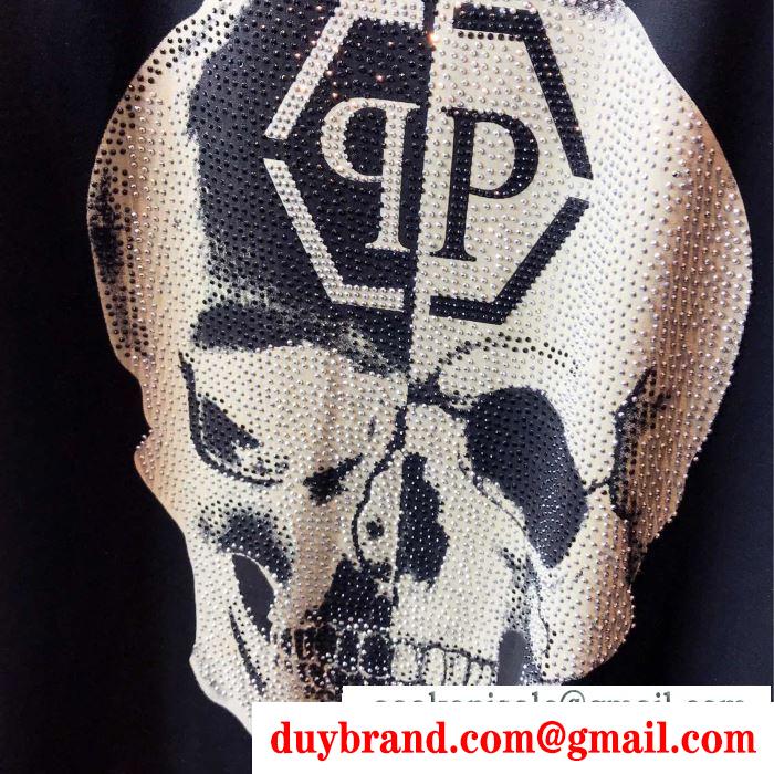 主張性もカジュアルさ tシャツ/半袖 philipp plein 2色可選フィリッププレイン今流行りの最新コレクション