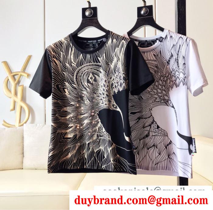 話題の新作到着 tシャツ/半袖 2色可選フィリッププレイン2019人気お買い得アイテム philipp plein