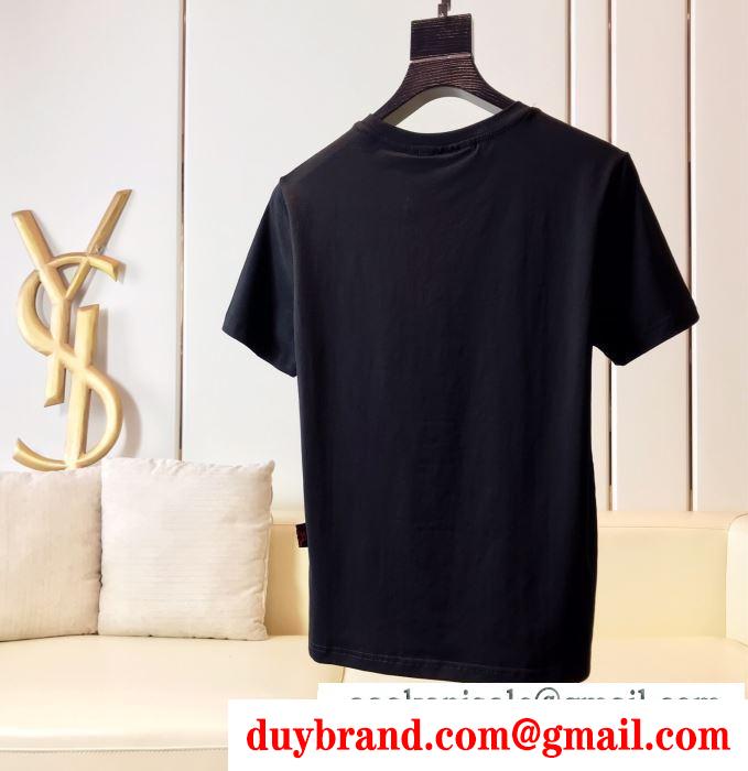 季節を問わず活躍し2019SS 2色可選フィリッププレイン philipp plein tシャツ/半袖