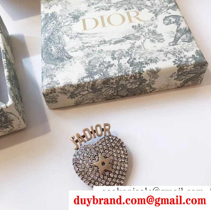季節感もプラス2019新作 人気沸騰中！おしゃれ新品 ディオール dior ブローチ