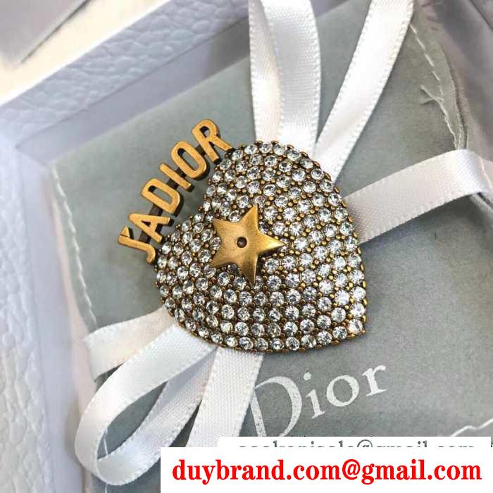 季節感もプラス2019新作 人気沸騰中！おしゃれ新品 ディオール dior ブローチ