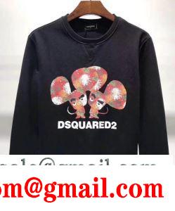 2019春夏の大注目トレンド パーカー ディースクエアード DSQUARED2 大胆なデザイン プルオーバーパーカー3色可選