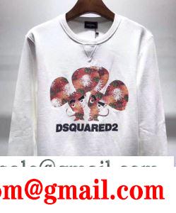 2019春夏の大注目トレンド パーカー ディースクエアード DSQUARED2 大胆なデザイン プルオーバーパーカー3色可選