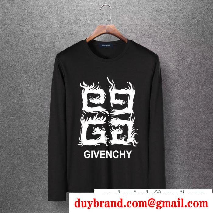 ジバンシー givenchy 長袖tシャツ 多色可選 2019年秋冬最新のトレンド 季節を感じた秋冬ファッション