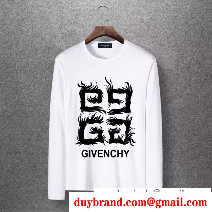 ジバンシー givenchy 長袖tシャツ 多色可選 2019年秋冬最新のトレンド 季節を感じた秋冬ファッション
