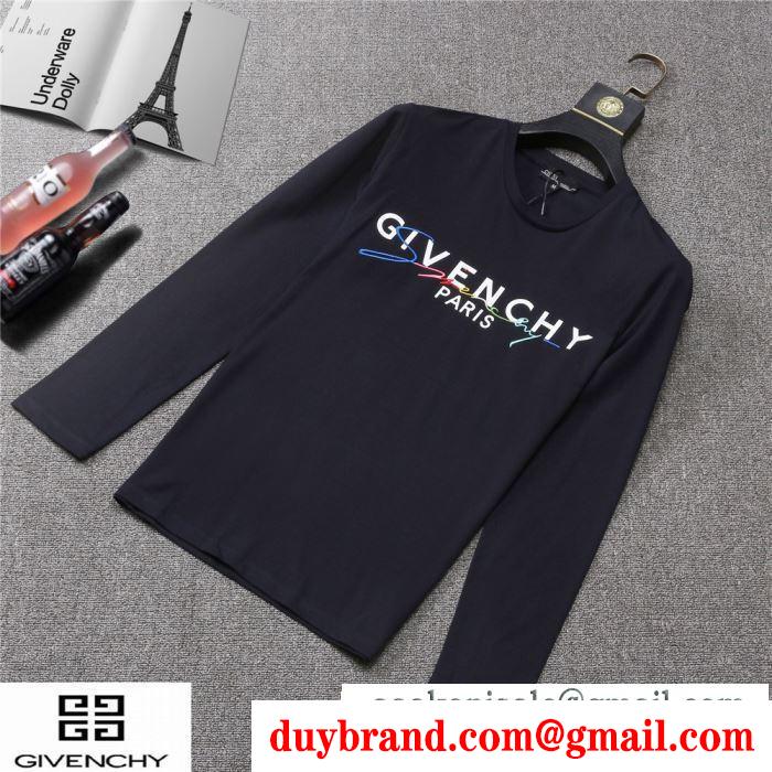 2019秋冬におすすめ着こなし 今年らしいトレンド感のある着こなし ジバンシー givenchy 長袖tシャツ 3色可選