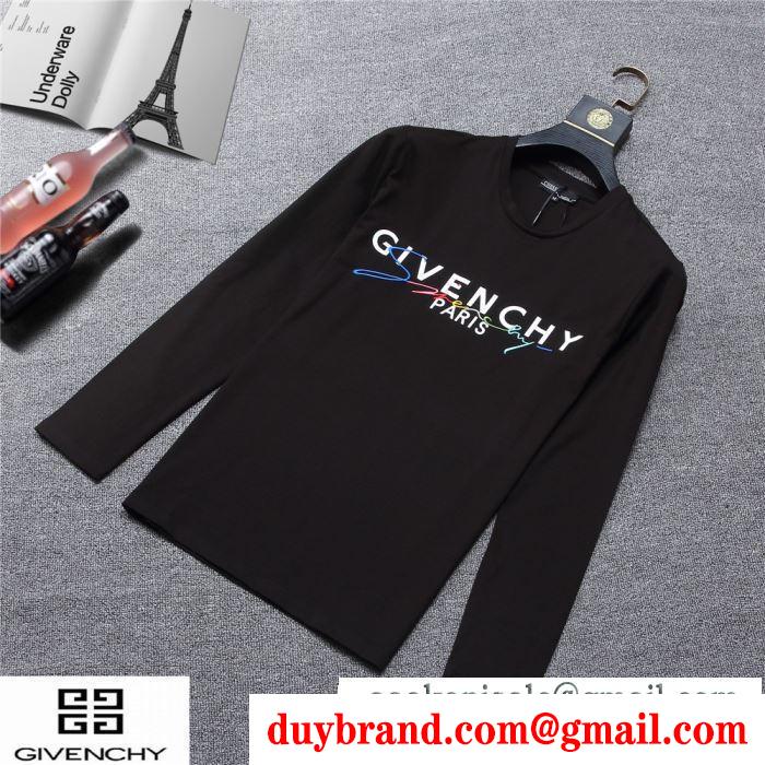 2019秋冬におすすめ着こなし 今年らしいトレンド感のある着こなし ジバンシー givenchy 長袖tシャツ 3色可選