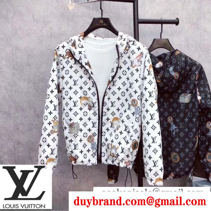 2019秋冬の必需品 この秋冬に選びたいデザイン ルイ ヴィトン louis vuitton ブルゾン 2色可選