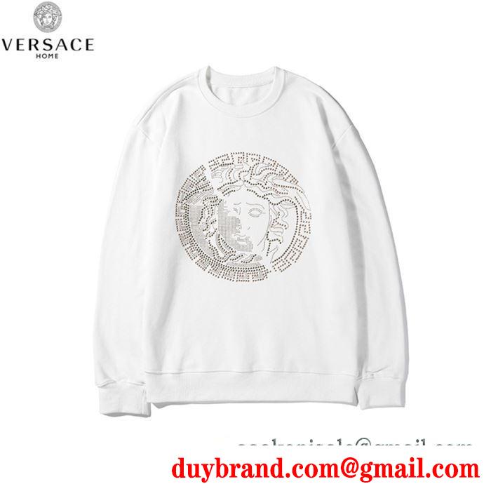 ヴェルサーチVERSACE プルオーバーパーカー 2色可選 2019年秋冬最新のトレンド この秋の主役となった
