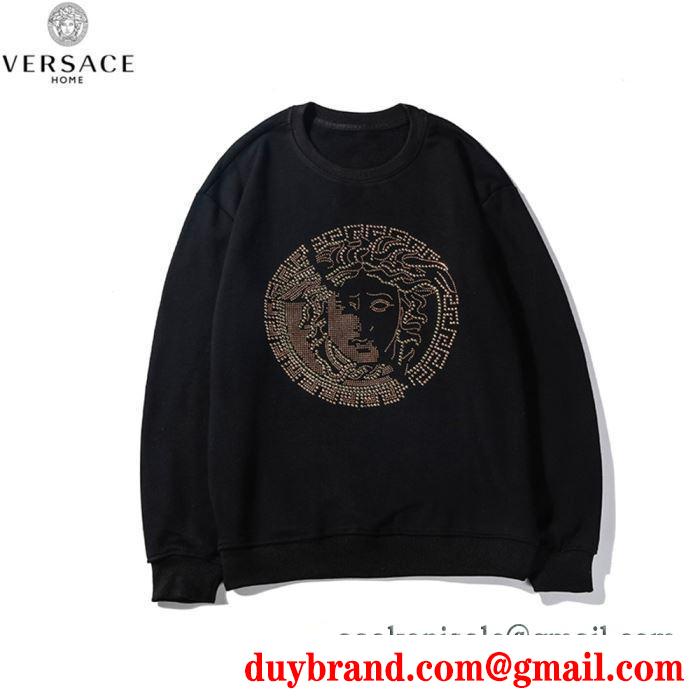 ヴェルサーチVERSACE プルオーバーパーカー 2色可選 2019年秋冬最新のトレンド この秋の主役となった
