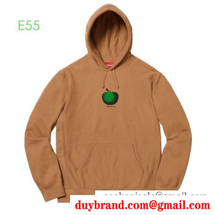 Supreme 19aw apple hooded sweatshirt 苹果logo 冬の最旬コーデに仕上げる 2色可選 サイズのよさを感じる新作 パーカー
