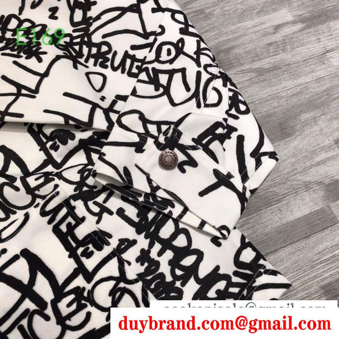 2019-2020秋冬流行色紹介 supreme x cdg shirt printed canvas chore ブルゾン 肌寒い季節に欠かせない