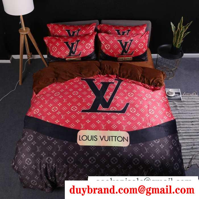 2019秋冬におしゃれな着こなし ルイ ヴィトン louis vuitton 寝具4点セット 冬ファッションと相性抜群