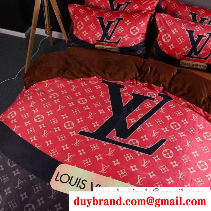 2019秋冬におしゃれな着こなし ルイ ヴィトン louis vuitton 寝具4点セット 冬ファッションと相性抜群
