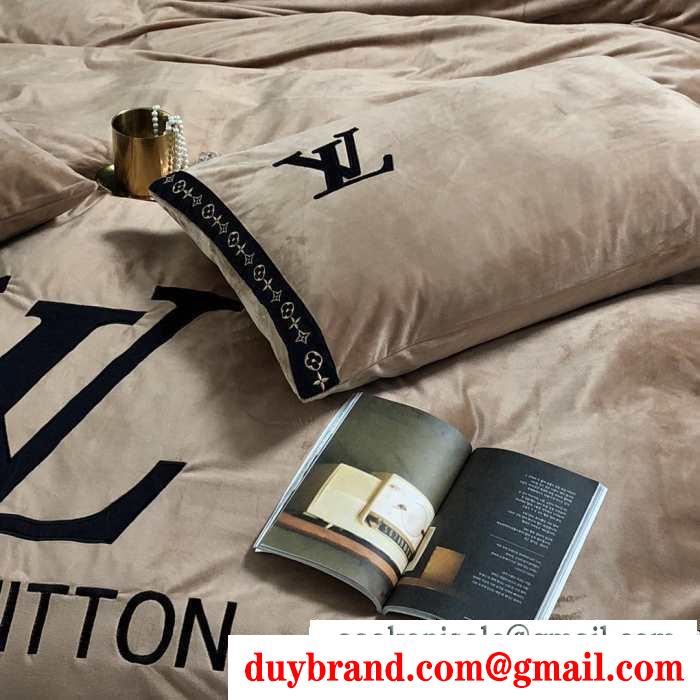 2019秋冬の必需品 ルイ ヴィトン louis vuitton 寝具4点セット今シーズンもトレンド感溢れたコーデ
