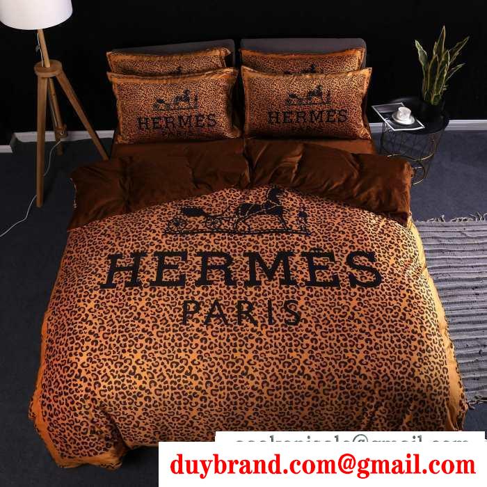 エルメス hermes 寝具4点セット 2019秋冬におしゃれな着こなし ふんわりまとって暖かお洒落