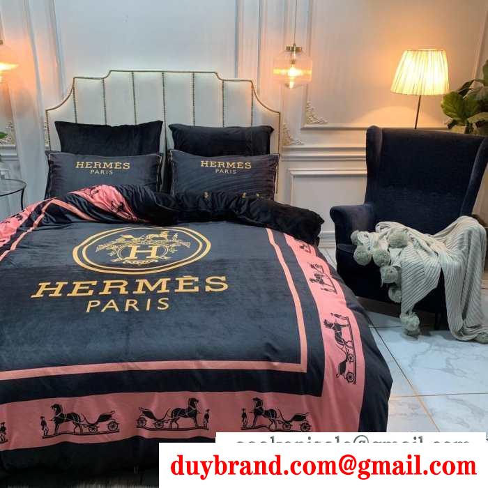 エルメス hermes 寝具4点セット秋に着回しやすい 2019秋冬におしゃれな着こなし