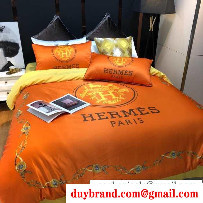 落ち着いたコーデが楽しもう 2019年秋冬最新のトレンド エルメス hermes 寝具4点セット