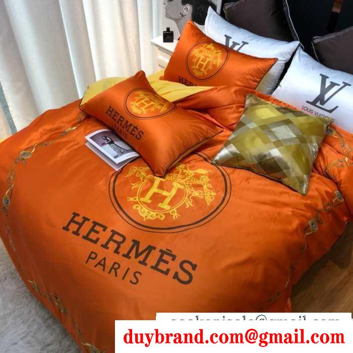 落ち着いたコーデが楽しもう 2019年秋冬最新のトレンド エルメス hermes 寝具4点セット