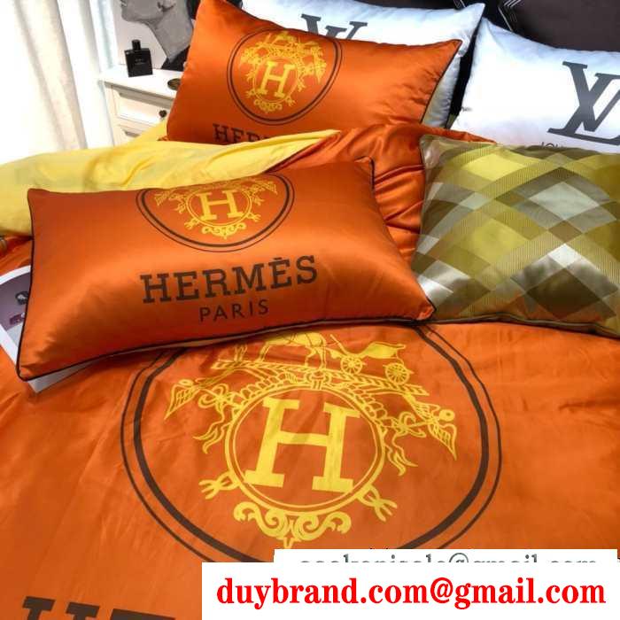 落ち着いたコーデが楽しもう 2019年秋冬最新のトレンド エルメス hermes 寝具4点セット