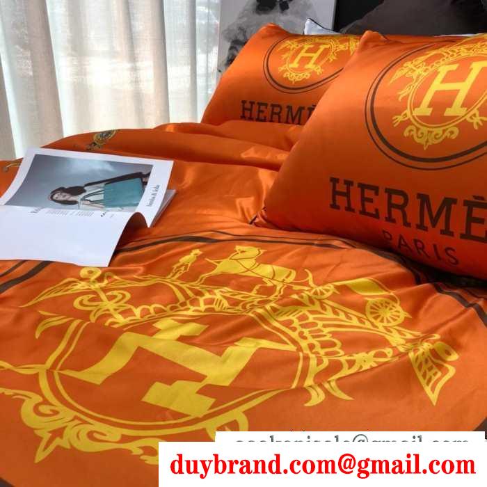 落ち着いたコーデが楽しもう 2019年秋冬最新のトレンド エルメス hermes 寝具4点セット
