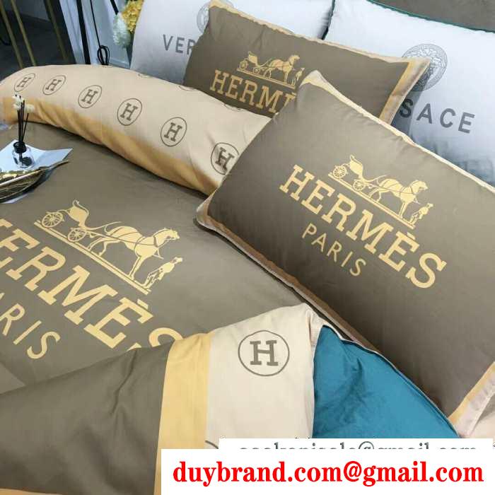 寝具4点セット エルメス hermes 寒い季節を彩るアイテム 2019秋冬におすすめ着こなし