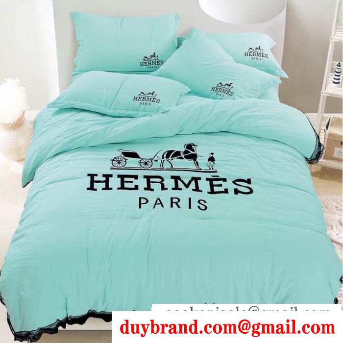エルメス hermes 寝具4点セット 多色可選 秋冬コーデに合わせやすい 2019秋冬におすすめ着こなし