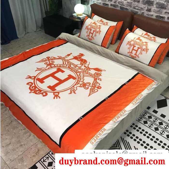 2019秋冬におしゃれな着こなし エルメス hermes 寝具4点セット 秋冬トレンド最前線