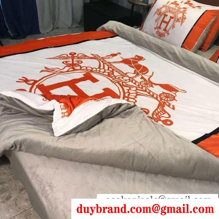 2019秋冬におしゃれな着こなし エルメス hermes 寝具4点セット 秋冬トレンド最前線