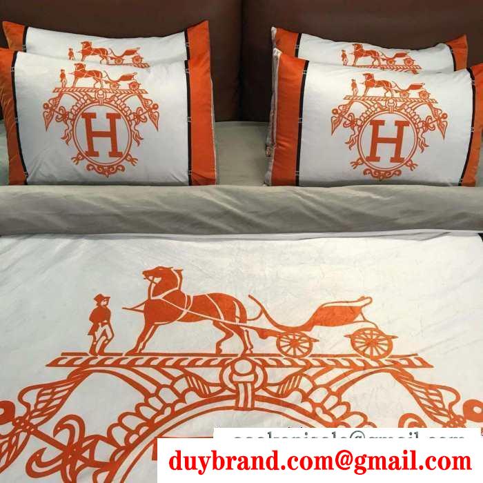 2019秋冬におしゃれな着こなし エルメス hermes 寝具4点セット 秋冬トレンド最前線