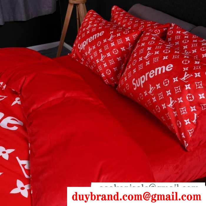 ほっこりと温かみのある雰囲気に シュプリーム supreme 寝具4点セット 2019秋冬の必需品