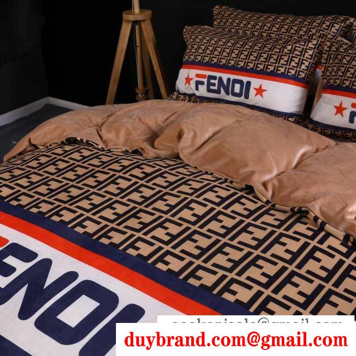 2019秋冬におすすめ着こなし 寒い季節の王道アイテム フェンディ fendi 寝具4点セット
