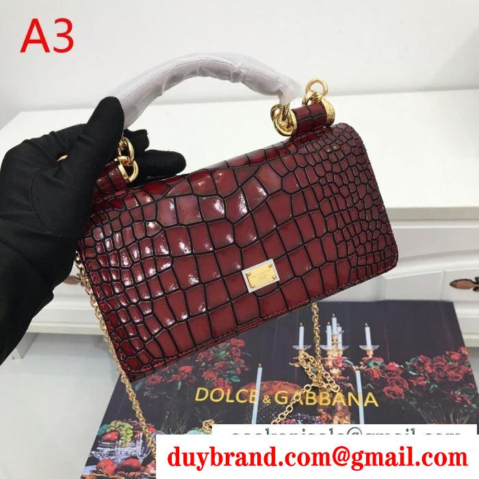 ドルチェ＆ガッバーナ dolce&gabbana ハンドバッグ 4色可選 2019秋冬におしゃれな着こなし 程よい抜け感を演出