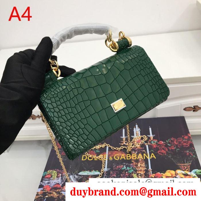 ドルチェ＆ガッバーナ dolce&gabbana ハンドバッグ 4色可選 2019秋冬におしゃれな着こなし 程よい抜け感を演出