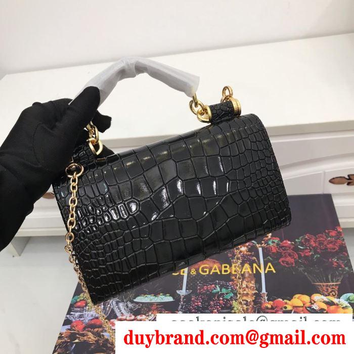 ドルチェ＆ガッバーナ dolce&gabbana ハンドバッグ 4色可選 2019秋冬におしゃれな着こなし 程よい抜け感を演出