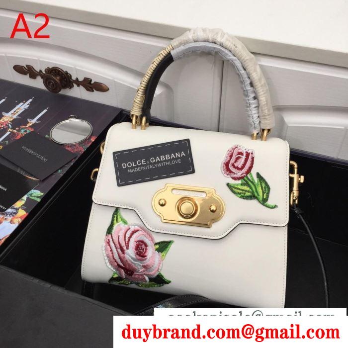 ナチュラルコーデに使いやすい ドルチェ＆ガッバーナ dolce&gabbana ハンドバッグ 多色可選 2019秋冬の必需品