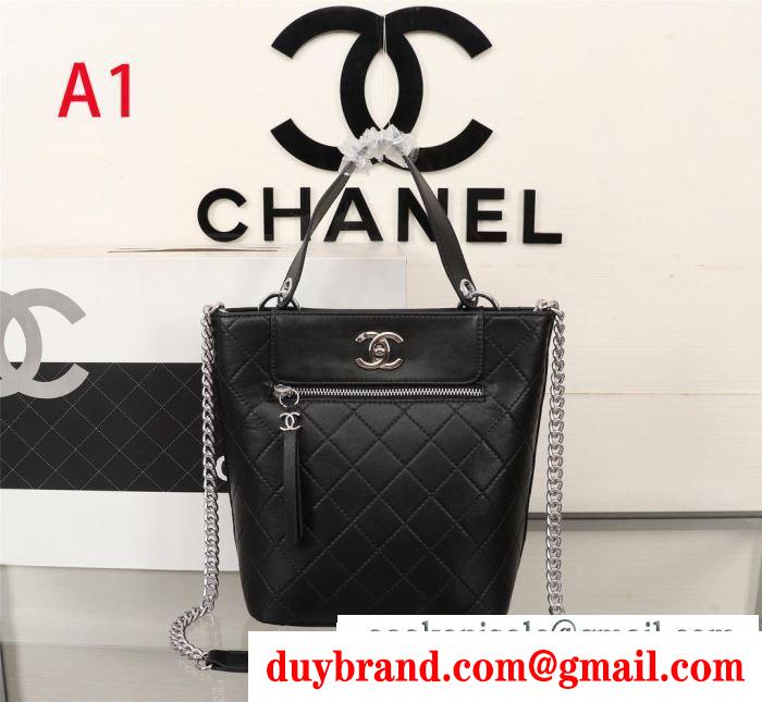 この秋におしゃれでかわいい着こなし  chanel ハンドバッグ 2色可選 2019秋冬の必需品