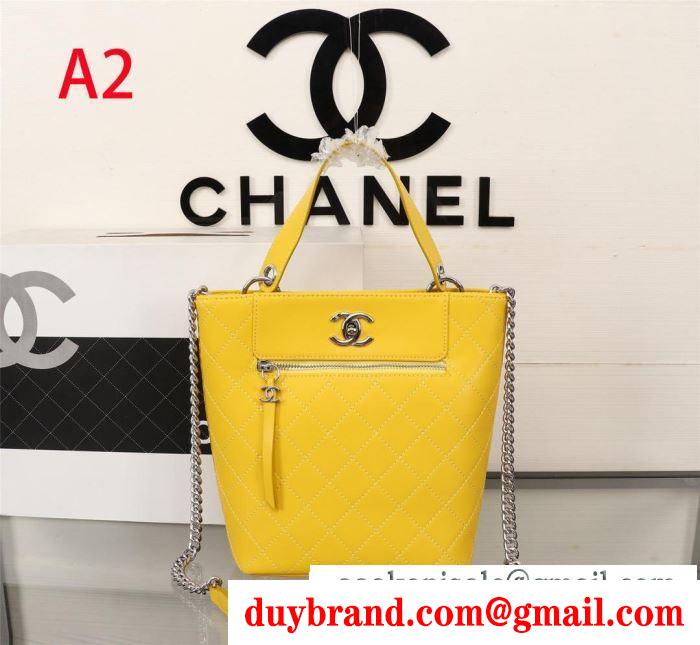 この秋におしゃれでかわいい着こなし  chanel ハンドバッグ 2色可選 2019秋冬の必需品