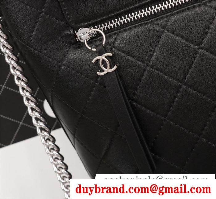 この秋におしゃれでかわいい着こなし  chanel ハンドバッグ 2色可選 2019秋冬の必需品