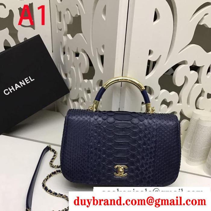 2019年秋冬最新のトレンド  chanel ハンドバッグ 4色可選 秋冬の色味が叶える華やかコーデ