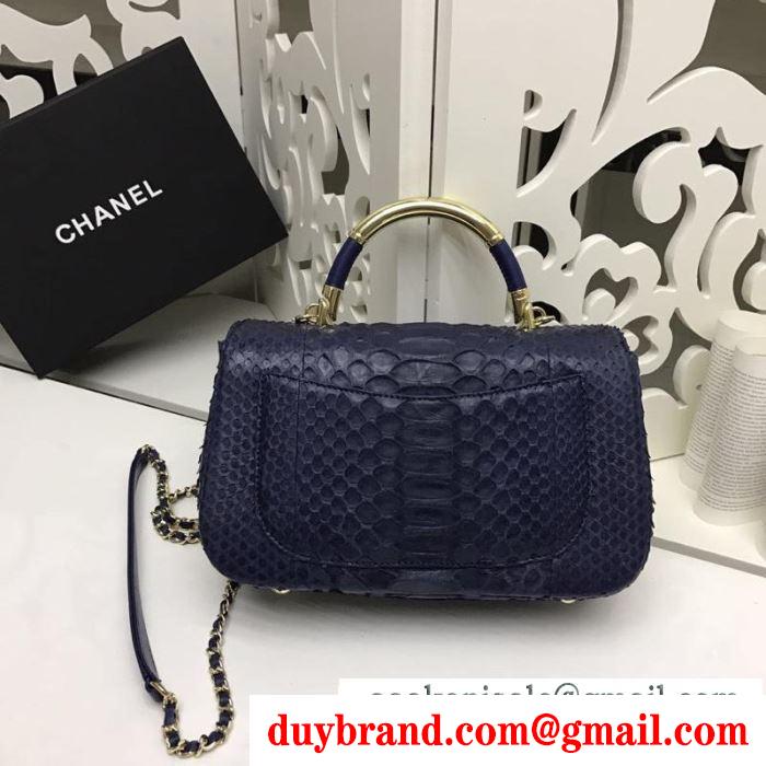 2019年秋冬最新のトレンド  chanel ハンドバッグ 4色可選 秋冬の色味が叶える華やかコーデ