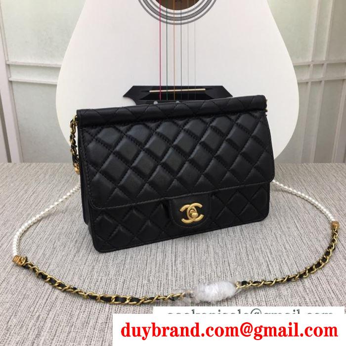  chanel 斜め掛けバッグ 2色可選 2019秋冬におすすめ着こなし 秋冬トレンド最前線