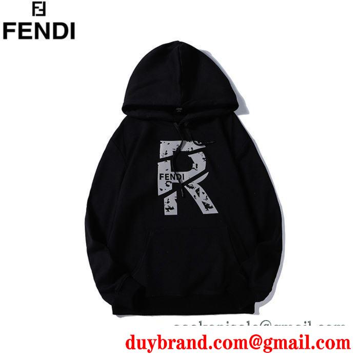パーカー 冬のお洒落を楽しむ フェンディ 2019秋冬におしゃれな着こなし FENDI この秋で旬のスタイルを楽しむ 3色可選 冬ムードを盛り上げる