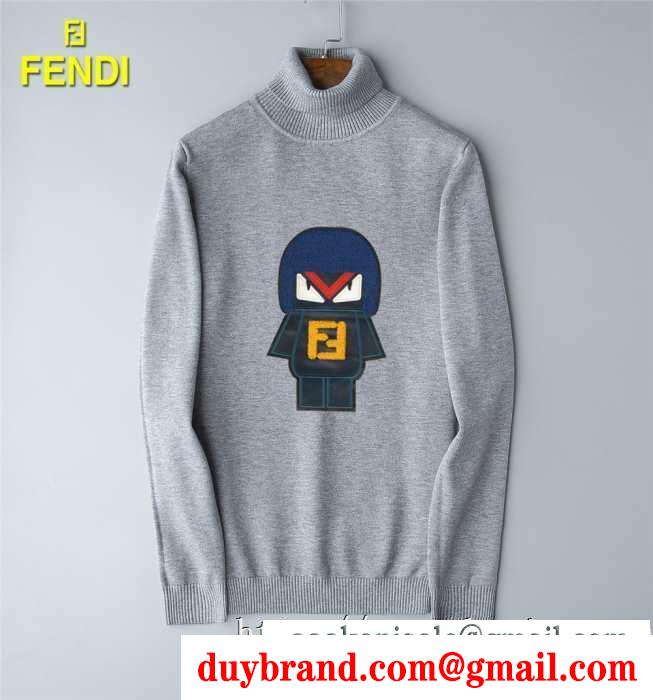 今年らしいトレンド感のある着こなし 2019秋冬の必需品 fendi プルオーバーパーカー 多色可選