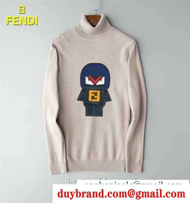 今年らしいトレンド感のある着こなし 2019秋冬の必需品 fendi プルオーバーパーカー 多色可選